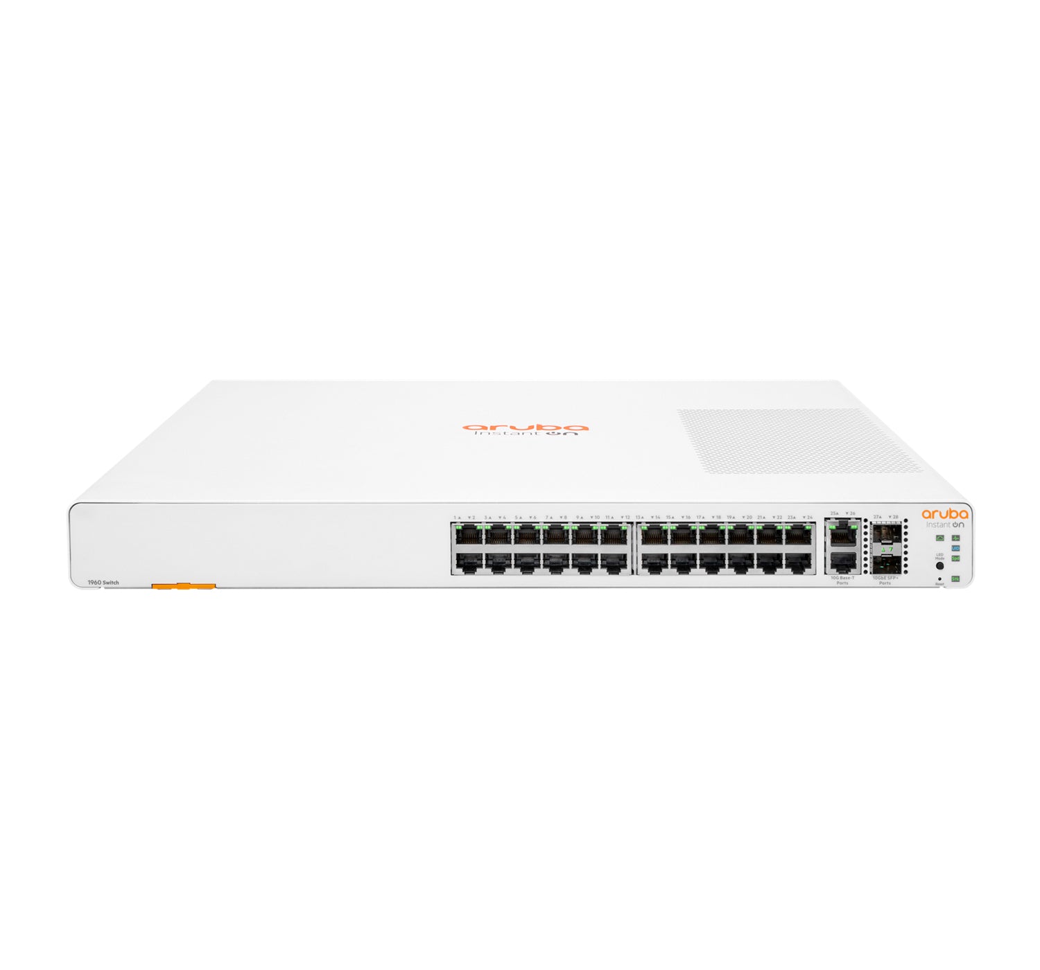 Switch HPE Instant On 1960 - 24 puertos 1GbE + (2p-10Gb Ethernet) RJ-45, 2SFP+ (JL806A) Switch HPE Instant On 1960 - 24 puertos 1GbE + (2p-10Gb Ethernet) RJ-45, 2SFP+ (JL806A)